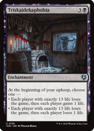 Triskaidekaphobia (INR-136) - Innistrad Remastered [Uncommon]