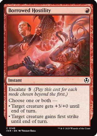 Borrowed Hostility (INR-146) - Innistrad Remastered Foil [Common]