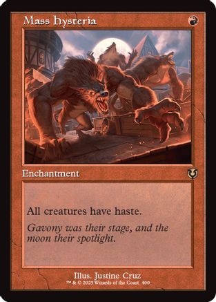 Mass Hysteria (Retro Frame) (INR-400) - Innistrad Remastered [Rare]