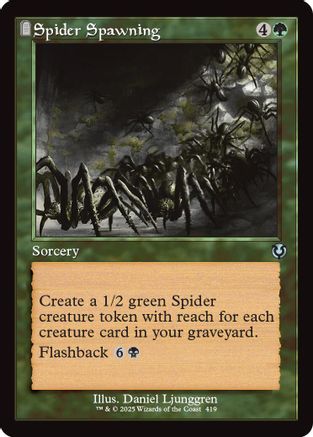 Spider Spawning (Retro Frame) (INR-419) - Innistrad Remastered [Uncommon]