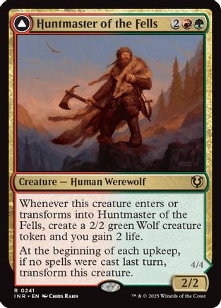 Huntmaster of the Fells // Ravager of the Fells (INR-241) - Innistrad Remastered [Rare]
