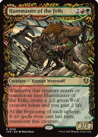 Huntmaster of the Fells // Ravager of the Fells (Showcase) (INR-325) - Innistrad Remastered [Rare]