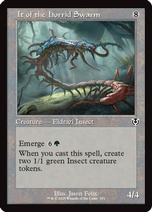 It of the Horrid Swarm (Retro Frame) (INR-331) - Innistrad Remastered Foil [Common]