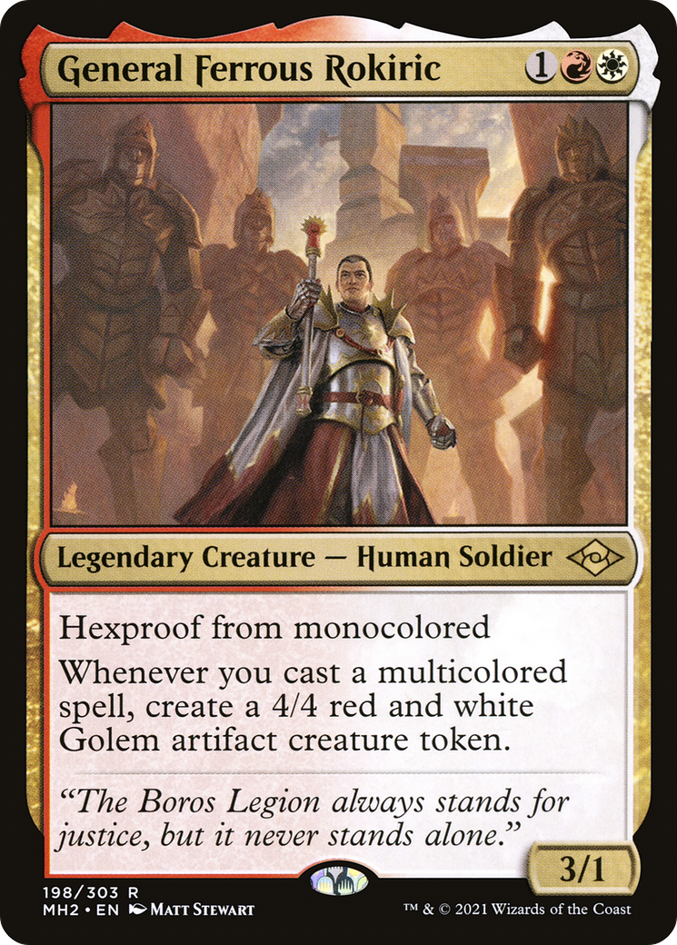 General Ferrous Rokiric (MH2-198) - Modern Horizons 2 [Rare]