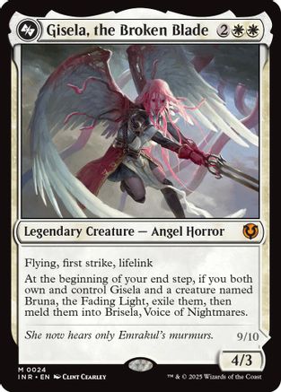 Gisela, the Broken Blade (INR-024) - Innistrad Remastered Foil [Mythic]