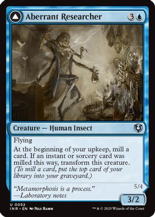 Aberrant Researcher (INR-052) - Innistrad Remastered Foil [Uncommon]