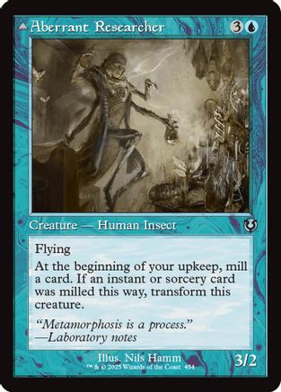 Aberrant Researcher // Perfected Form (Retro Frame) (INR-454) - Innistrad Remastered Foil [Uncommon]