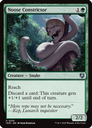 Noose Constrictor (INR-210) - Innistrad Remastered Foil [Uncommon]