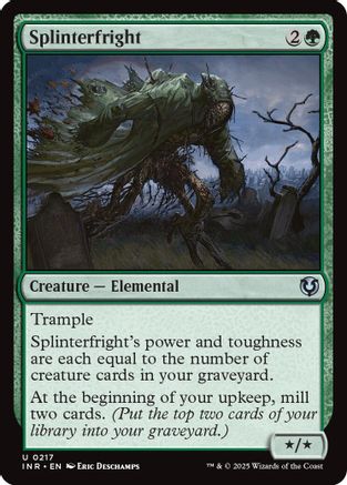 Splinterfright (INR-217) - Innistrad Remastered Foil [Uncommon]