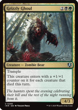 Grizzly Ghoul (INR-240) - Innistrad Remastered [Uncommon]