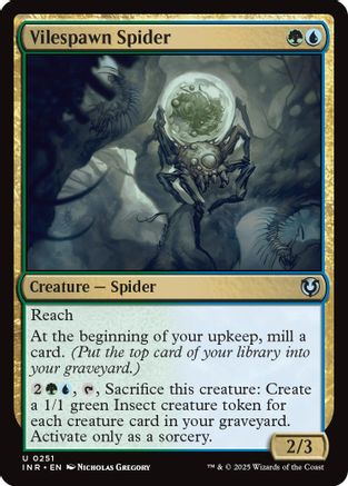Vilespawn Spider (INR-251) - Innistrad Remastered Foil [Uncommon]