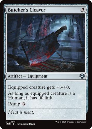 Butcher's Cleaver (INR-256) - Innistrad Remastered [Uncommon]