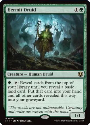 Hermit Druid (INR-202) - Innistrad Remastered [Rare]