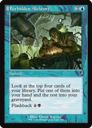 Forbidden Alchemy (Retro Frame) (INR-355) - Innistrad Remastered Foil [Uncommon]