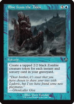 Rise from the Tides (Retro Frame) (INR-366) - Innistrad Remastered Foil [Uncommon]