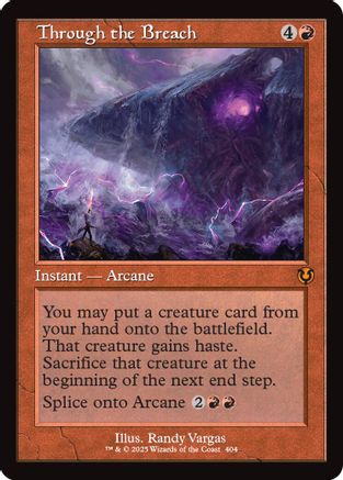 Through the Breach (Retro Frame) (INR-404) - Innistrad Remastered Foil [Mythic]