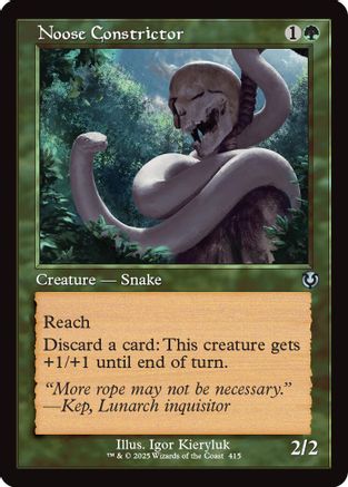 Noose Constrictor (Retro Frame) (INR-415) - Innistrad Remastered Foil [Uncommon]