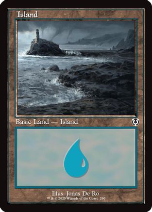 Island (290) (Retro Frame) (INR-290) - Innistrad Remastered Foil [Land]