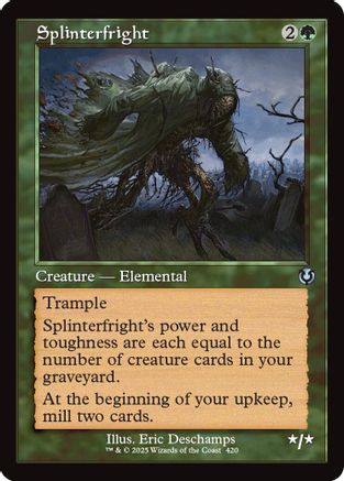 Splinterfright (Retro Frame) (INR-420) - Innistrad Remastered Foil [Uncommon]