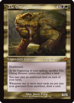 The Gitrog Monster (Retro Frame) (INR-431) - Innistrad Remastered Foil [Mythic]
