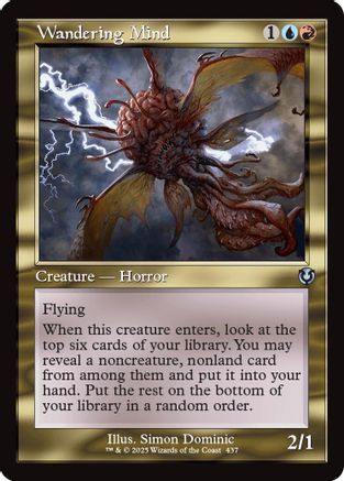 Wandering Mind (Retro Frame) (INR-437) - Innistrad Remastered Foil [Uncommon]