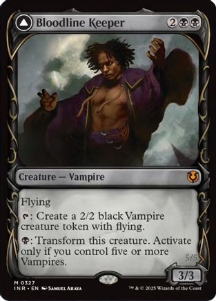 Bloodline Keeper // Lord of Lineage (Showcase) (INR-327) - Innistrad Remastered [Mythic]