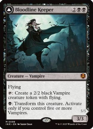 Bloodline Keeper // Lord of Lineage (INR-098) - Innistrad Remastered [Mythic]