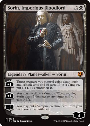 Sorin, Imperious Bloodlord (INR-133) - Innistrad Remastered [Mythic]