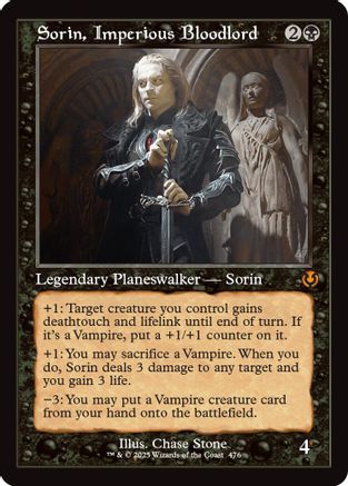 Sorin, Imperious Bloodlord (Retro Frame) (INR-476) - Innistrad Remastered Foil [Mythic]