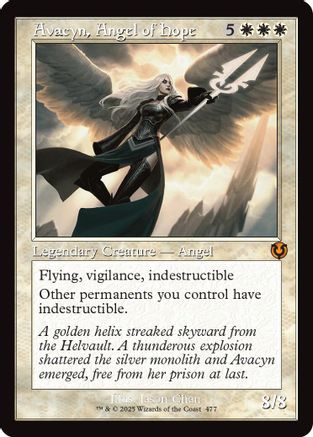 Avacyn, Angel of Hope (Retro Frame) (INR-477) - Innistrad Remastered Foil [Mythic]