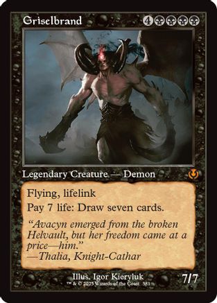 Griselbrand (Retro Frame) (INR-381) - Innistrad Remastered [Mythic]