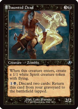 Haunted Dead (Retro Frame) (INR-382) - Innistrad Remastered [Uncommon]