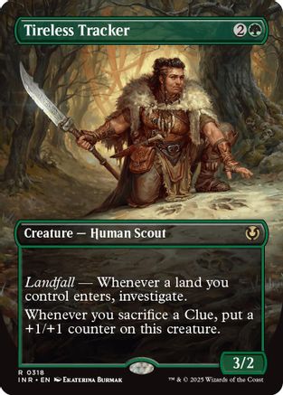 Tireless Tracker (Borderless) (INR-318) - Innistrad Remastered [Rare]