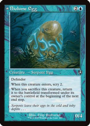 Biolume Egg (Retro Frame) (INR-455) - Innistrad Remastered Foil [Uncommon]