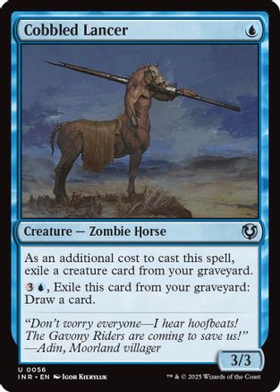 Cobbled Lancer (INR-056) - Innistrad Remastered Foil [Uncommon]