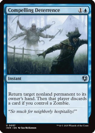 Compelling Deterrence (INR-057) - Innistrad Remastered [Uncommon]