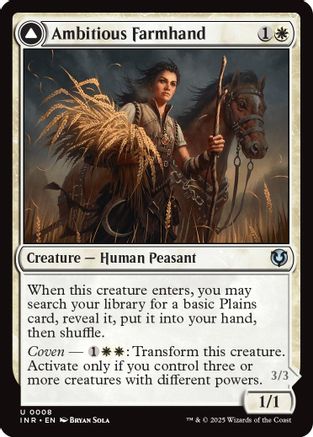 Ambitious Farmhand (INR-008) - Innistrad Remastered Foil [Uncommon]