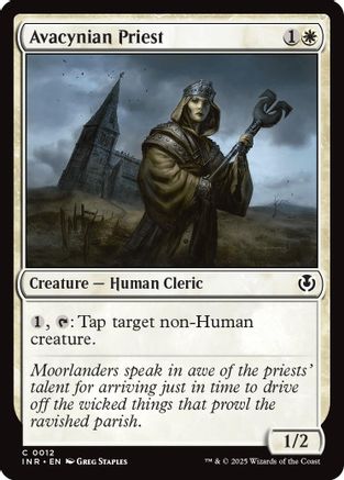Avacynian Priest (INR-012) - Innistrad Remastered [Common]
