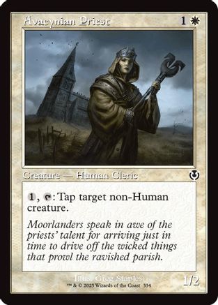 Avacynian Priest (Retro Frame) (INR-334) - Innistrad Remastered [Common]