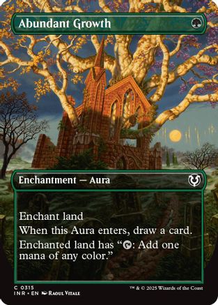 Abundant Growth (Borderless) (INR-315) - Innistrad Remastered Foil [Common]