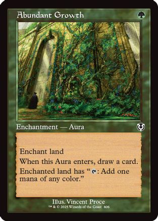 Abundant Growth (Retro Frame) (INR-406) - Innistrad Remastered [Common]