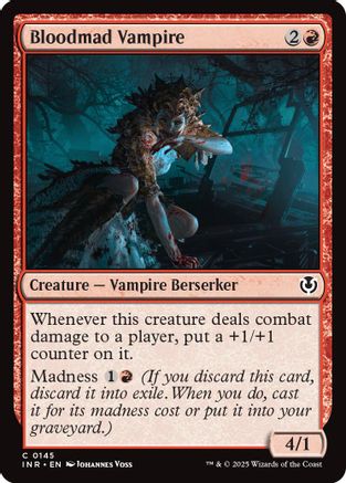 Bloodmad Vampire (INR-145) - Innistrad Remastered Foil [Common]