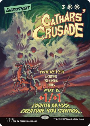 Cathars' Crusade (Showcase) (INR-483) - Innistrad Remastered [Rare]