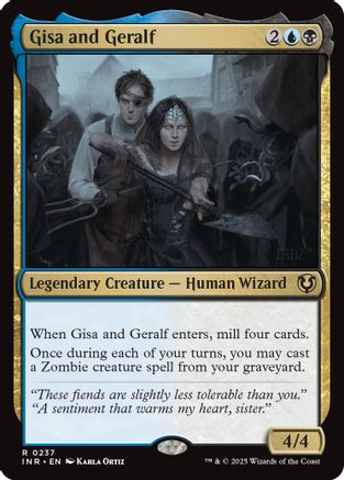 Gisa and Geralf (INR-237) - Innistrad Remastered Foil [Rare]