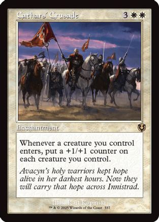 Cathars' Crusade (Retro Frame) (INR-337) - Innistrad Remastered [Rare]