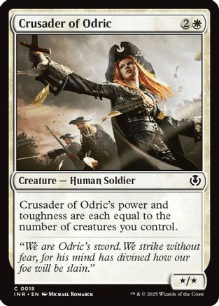 Crusader of Odric (INR-018) - Innistrad Remastered Foil [Common]
