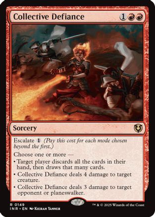 Collective Defiance (INR-149) - Innistrad Remastered [Rare]
