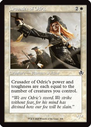 Crusader of Odric (Retro Frame) (INR-338) - Innistrad Remastered Foil [Common]