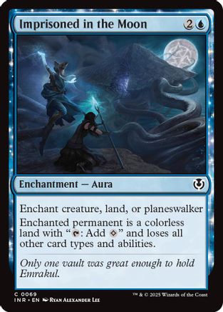 Imprisoned in the Moon (INR-069) - Innistrad Remastered Foil [Common]