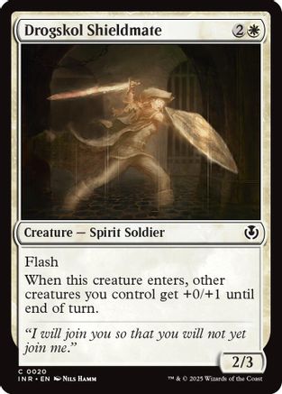 Drogskol Shieldmate (INR-020) - Innistrad Remastered Foil [Common]
